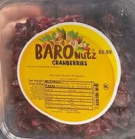 Mängden socker i Cranberries