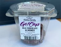 Mängden socker i Milk chocolate almonds