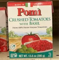 Mängden socker i Crushed tomatoes with basil