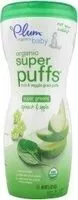 Mängden socker i Super puffs organic grain cereal snack