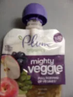 Mängden socker i Mighty Veggie Spinach Grape Apple Amaranth