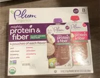 Mängden socker i Might protein and fiber pouches