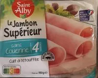 Mängden socker i Le jambon supérieur