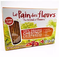 Mängden socker i Le pain des fleurs, 100% organic chestnut crisp bread, chestnut