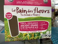 Mängden socker i 100% Organic Ancient Grains Crispbread