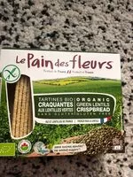 Mängden socker i Tartines Bio craquantes aux lentilles vertes