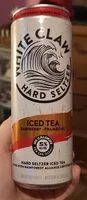 Mängden socker i White claw hard seltzer raspberry iced tea