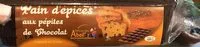 Mängden socker i Pain d’épices pépites de chocolat