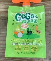 Mängden socker i Zipin zingin pear