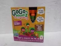 Mängden socker i GoGo Squeeze Fruit & Veggiez Boulder Berry