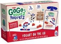 Mängden socker i Strawberry yogurt pouches