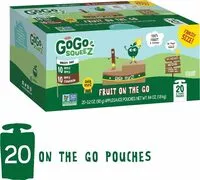 Mängden socker i Applesauce on the go