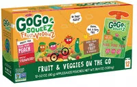 Mängden socker i Gogo Squeez, Fruit veggiez on the go