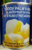 Mängden socker i Toddy Palm's Seed & Jackfruit in syrup