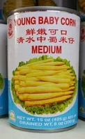 Mängden socker i Young Baby Corn Medium