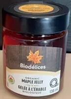 Mängden socker i Gelée a l’erable biologique