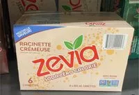 Mängden socker i Zevia creamy rootbeer