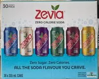 Mängden socker i Zevia zero calorie soda