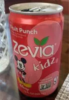 Mängden socker i Zevia Kids fruit punch