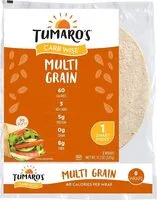 Mängden socker i Carb wise wraps multigrain count case