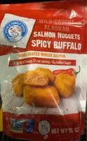 Mängden socker i Wild - caught Alaskan Salmon nuggets - spicy buffalo