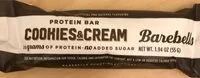 Mängden socker i Cookies & Cream Protien Bar