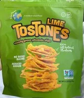 Mängden socker i Plantain chips all natural lime flavored tostones