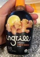 Mängden socker i Organic ginger squeeze