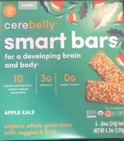 Mängden socker i Apple Kale Smart Bars