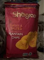 Mängden socker i Sweet and Salted Plantain Chips