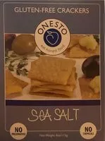 Mängden socker i Sea Salt Gluten-Free Crackers