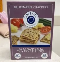 Mängden socker i Gluten-Free Crackers (everything)