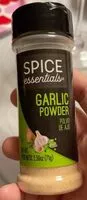 Mängden socker i Garlic powder