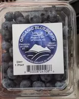 Mängden socker i Organic Blueberries