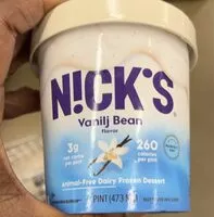 Mängden socker i Nick's - Vanilj bean flavor