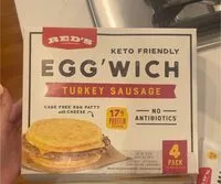 Mängden socker i Turkey sausage egg wich