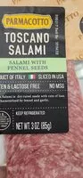 Mängden socker i Toscano salami