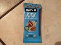 Mängden socker i Kick Coffee Energy Bars
