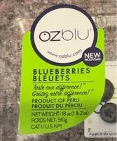 Mängden socker i Blueberries