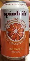 Mängden socker i Spindrift Blood Orange Tangerine Seltzer