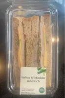 Mängden socker i turkey & cheddar sandwich