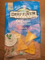 Mängden socker i Organic Tortilla Chips Ranch Flavored