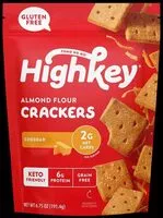 Mängden socker i Cheddar Almond Flour Crackers