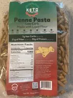 Mängden socker i Penne Pasta Low Carb made with Lupin Flour
