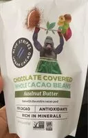 Mängden socker i Chocolate covered whole cacao beans hazelnut butter