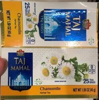 Mängden socker i Taj Mahal Chamomile Herbal Tea