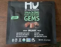 Mängden socker i Mint Dark Chocolate Snacking Gems