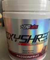 Mängden socker i Oxyshred Passionfruit Flavour