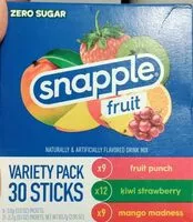 Mängden socker i Snapple Fruit drink mix