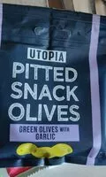 Mängden socker i Pitted Snack Olives - green olives with garlic